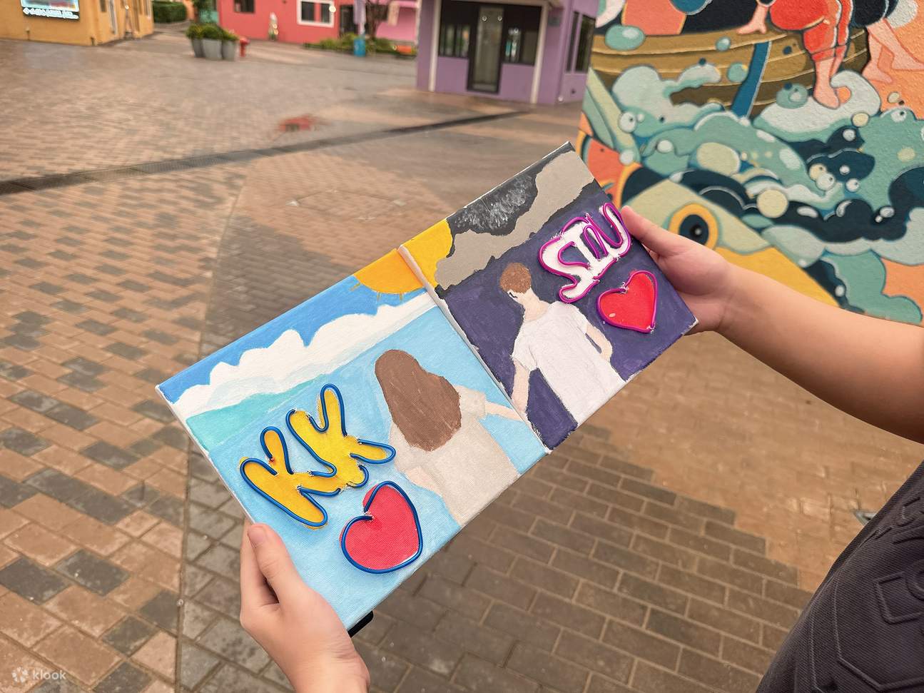 JUST BE Neonlicht Kaltlicht-Kunstworkshop [Kostenloser kleiner Flow Bear Workshop]｜Ma Wan Art Village, Hongkong